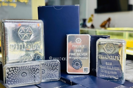 Giá bạc hôm nay 13/11: Bạc Phú Quý giữ vững đà tăng