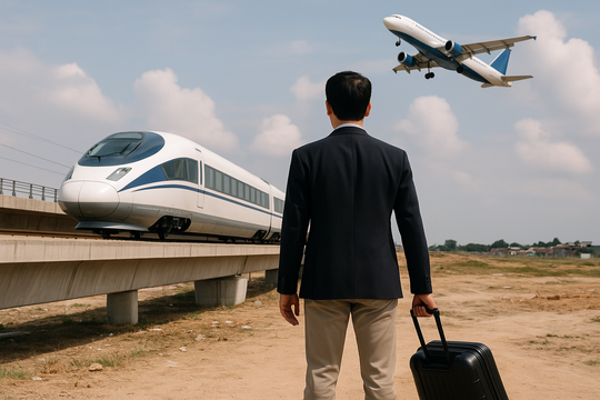 Đi máy bay vẫn nhanh hơn đi đường sắt cao tốc: Bạn đã chắc chưa?