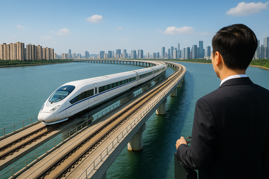 Nóng: Đề xuất xây đường sắt cao tốc vượt biển khu vực phía Nam