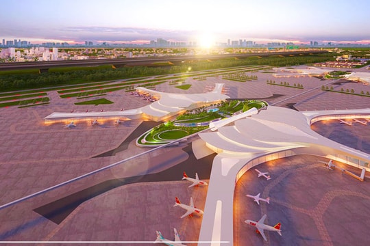 16.000 nhân lực vượt nắng, thắng mưa, quyết đưa “trái tim” của siêu sân bay 336.000 tỷ đạt dấu mốc quan trọng