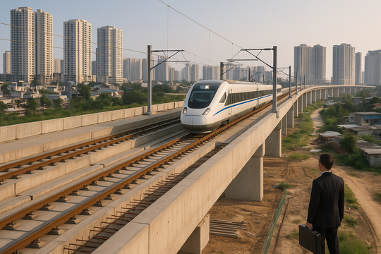 Tin kém vui với dự án đường sắt cao tốc quan trọng nhất lịch sử kết nối các thành phố lớn