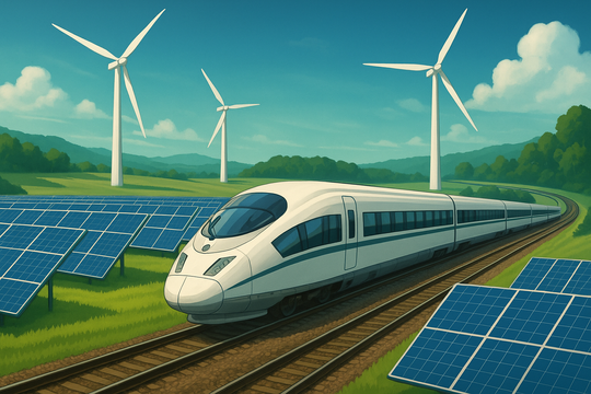 Đường sắt cao tốc: “Lá bài” chiến lược mới trong cuộc đua giảm phát thải toàn cầu