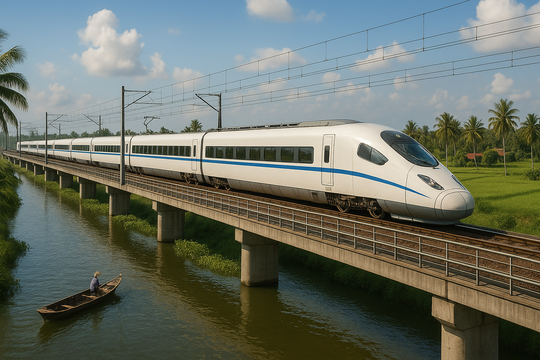 Một dự án đường sắt cao tốc hơn 200.000 tỷ đang dần hình thành, có thể khai thác đồng bộ với đại dự án Bắc - Nam