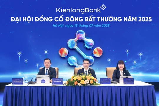 KienlongBank tổ chức thành công ĐHĐCĐ bất thường 2025: Thông qua việc tăng vốn và chia cổ tức 60%