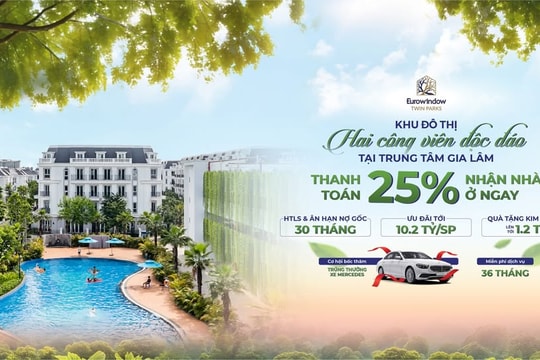 Tiềm năng và dư địa rộng mở khi khu đô thị “2 công viên” trung tâm Hà Nội nhận sổ hồng