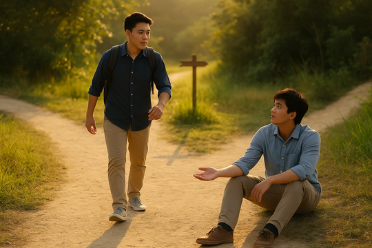 Cổ nhân dạy: Dẫn người đi đúng lối, còn hơn cho bạc đầy tay