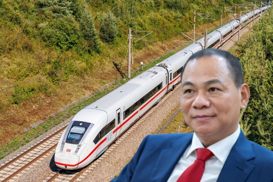 Tỷ phú Phạm Nhật Vượng muốn gánh vác 100% dự án đường sắt đô thị tốc độ 350km/h