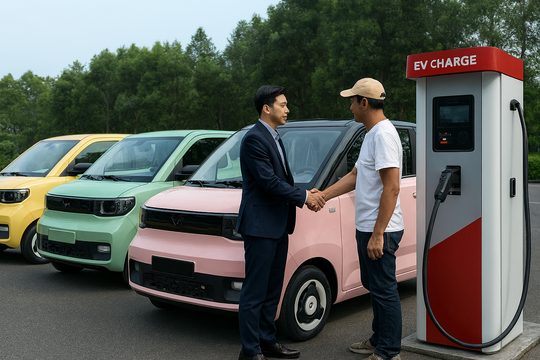 Hà Nội chuẩn bị cấm xe xăng, mô hình hợp tác với chủ đất làm trạm sạc của doanh nghiệp này nóng trở lại