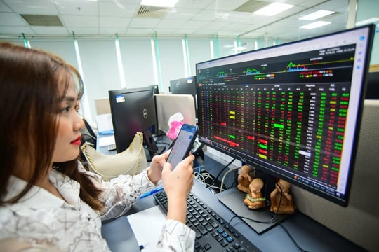 Cổ phiếu ngân hàng, chứng khoán hút tiền, VN-Index rung lắc nhẹ phiên sáng 23/7