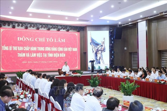 Tổng Bí thư Tô Lâm: Tinh thần 'Điện Biên Phủ' phải tiếp tục được thắp lên như một mệnh lệnh phát triển