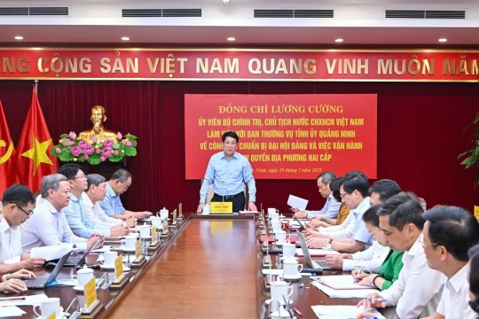 Chủ tịch nước Lương Cường: Kịp thời tháo gỡ các khó khăn, vướng mắc cho cấp xã, phường khi vận hành bộ máy mới