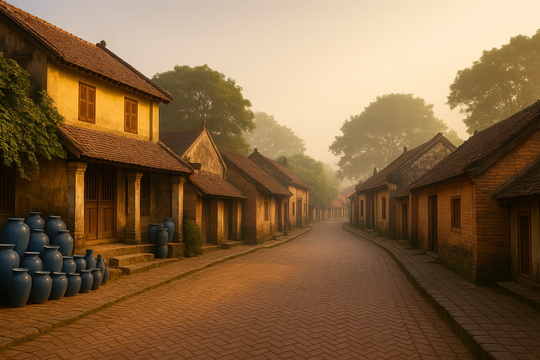 Phong cách sống của người làng gốm Bát Tràng giữa thời hiện đại khiến nhiều người suy ngẫm