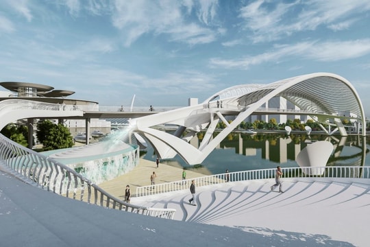 Gỡ vướng cho dự án cầu đi bộ gần 1.000 tỷ bắc qua sông Sài Gòn về đích đúng hẹn