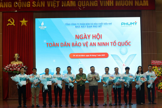 Ngày hội Toàn dân bảo vệ an ninh Tổ quốc tại Nhà máy đạm Phú Mỹ