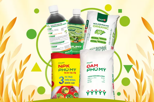 PVFCCo – Phú Mỹ ra mắt Hữu cơ Phú Mỹ Organic, hoàn thiện “bộ ba vàng” dinh dưỡng cho nông nghiệp bền vững