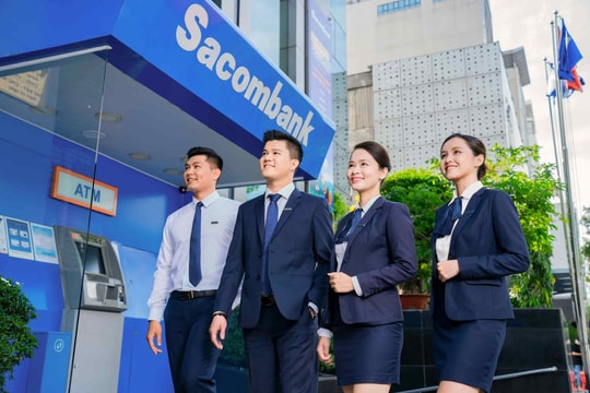 Sacombank báo lãi hơn 7.300 tỷ đồng, thu nhập nhân viên đạt gần 41 triệu đồng/tháng