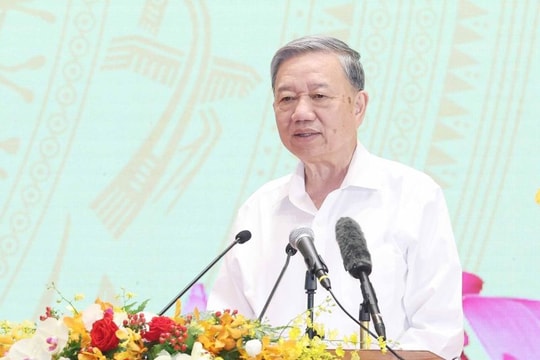 Tổng Bí thư Tô Lâm dự gặp mặt đại biểu Bộ Quốc phòng, Bộ Công an và Bộ Ngoại giao