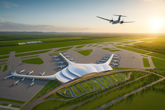 Hai chuyến bay đặc biệt quan trọng vừa hoàn tất tại vùng trời  sân bay Long Thành