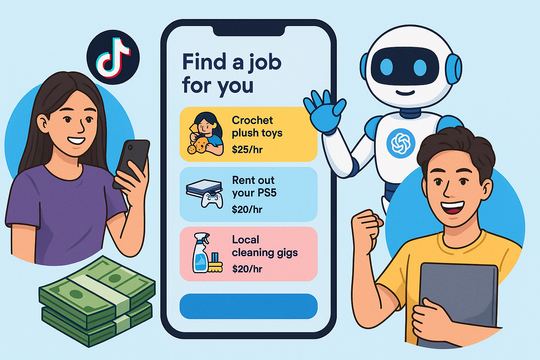 Một ứng dụng việc làm dùng ChatGPT để “bắt trend” TikTok khiến Gen Z mê mẩn, nhà đầu tư tranh nhau rót vốn