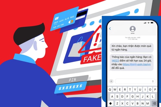 Ngân hàng cảnh báo khẩn về tin nhắn đổi điểm thưởng, nhận quà tặng...