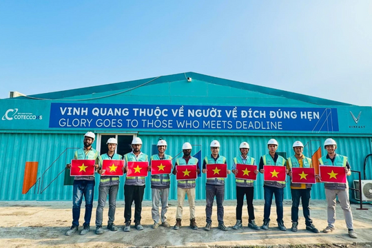 Ôm lượng backlog khổng lồ, một doanh nghiệp lại được ‘chọn mặt gửi vàng’ trong nước cờ tỷ đô của Vingroup