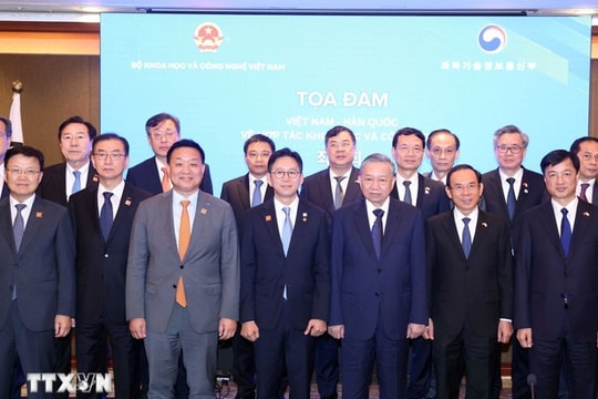 Hợp tác khoa học công nghệ là một trụ cột quan trọng nâng tầm quan hệ Việt Nam – Hàn Quốc