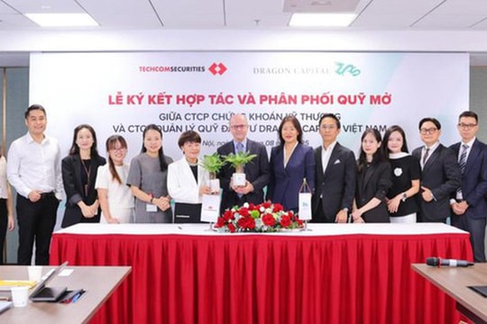 TCBS bắt tay Dragon Capital phân phối quỹ mở, mở rộng cơ hội đầu tư dài hạn