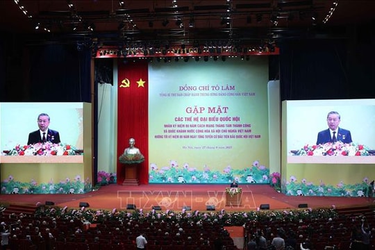 Tổng Bí thư: Quốc hội phải đi trước một bước về thể chế, dám quyết định những vấn đề khó