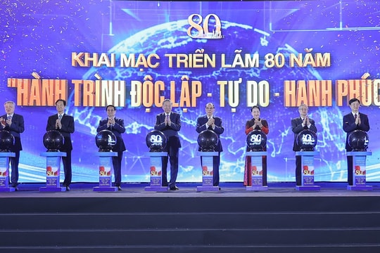 Khai mạc trọng thể Triển lãm thành tựu đất nước “80 năm hành trình Độc lập - Tự do - Hạnh phúc”