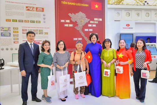 Ngành Ngân hàng ra mắt gian trưng bày ấn tượng tại Triển lãm “80 năm Hành trình Độc lập – Tự do – Hạnh phúc”