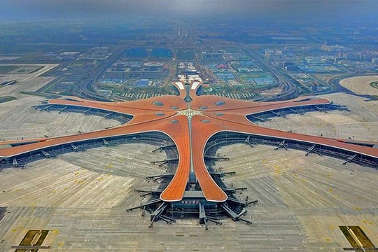Một sân bay vừa là công trình kiến trúc độc lạ, vừa là chiến lược toàn cầu của Trung Quốc