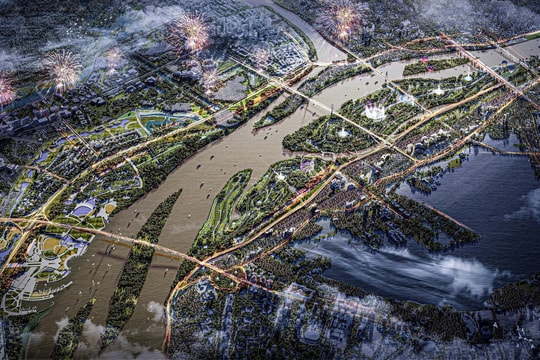 Đề xuất dự án đại lộ, hầm chui, công viên và đường sắt đô thị ven sông Hồng