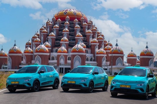 Hãng taxi điện của tỷ phú Phạm Nhật Vượng tiếp tục phủ sóng thêm một thành phố tại xứ vạn đảo
