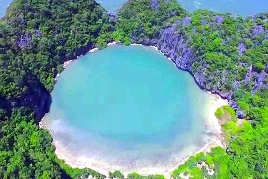 Hòn đảo lạ mang tên "Mắt Rồng" ở Việt Nam: Hồ nước xanh ngọc, rừng Giá bao quanh như chốn tiên cảnh