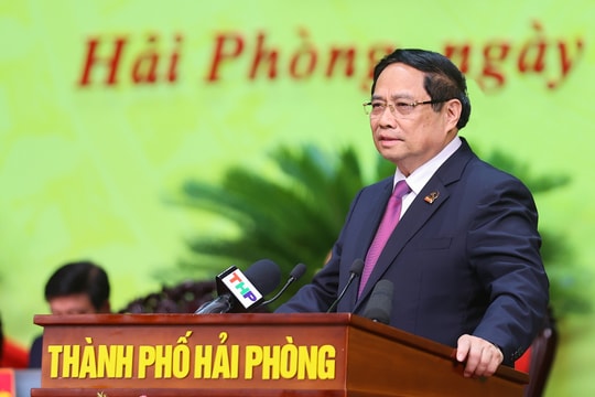 Thủ tướng: Hải Phòng giữ vững vai trò tiên phong, đầu tàu, sớm trở thành thành phố xã hội chủ nghĩa