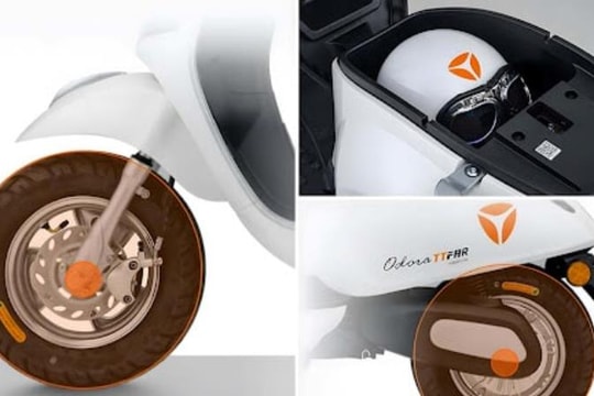 Mẫu xe điện 16 triệu có smartkey như SH: Pin Graphene 80 km/sạc, có smartkey chống trộm