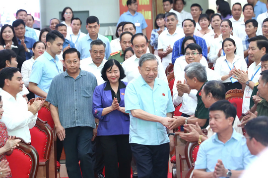 Tổng Bí thư Tô Lâm tiếp xúc cử tri 9 xã (Hà Nội) trước Kỳ họp thứ 10, Quốc hội khóa XV