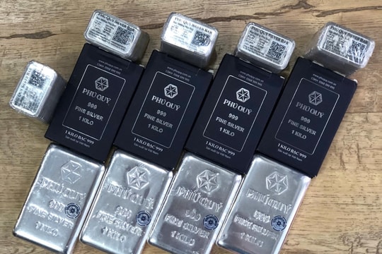 Giá bạc hôm nay 1/10/2025: Bạc Phú Quý giảm sau chuỗi tăng mạnh