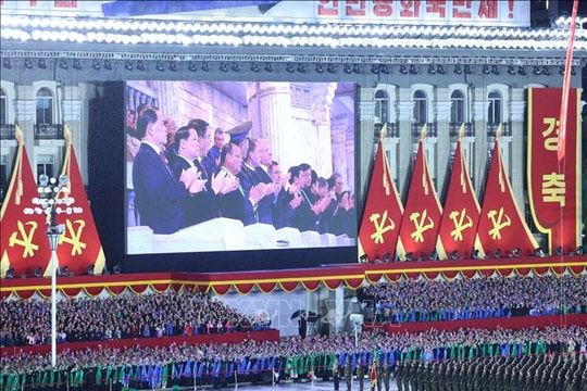 Tổng Bí thư Tô Lâm dự Lễ duyệt binh kỷ niệm 80 năm thành lập Đảng Lao động Triều Tiên