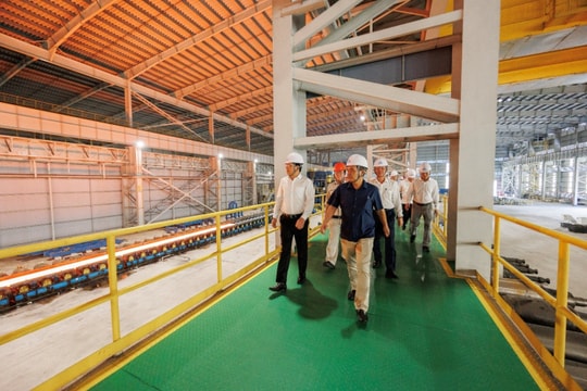 Hòa Phát (HPG) đón đoàn công tác đặc biệt nhân ngày Doanh nhân Việt Nam