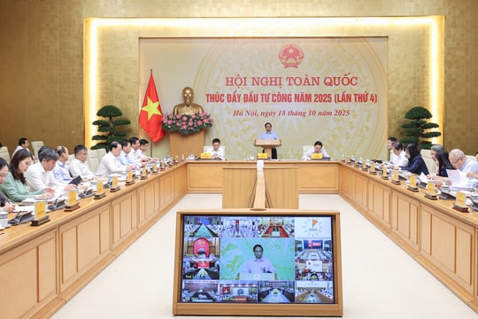 Thủ tướng chủ trì Hội nghị toàn quốc lần 4 thúc đẩy giải ngân đầu tư công