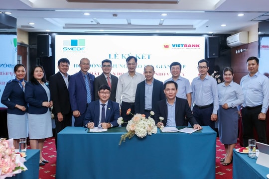 VIETBANK ký kết hợp tác với quỹ phát triển doanh nghiệp nhỏ và vừa