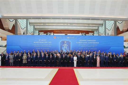 Khai mạc trọng thể Lễ mở ký Công ước của Liên hợp quốc về chống tội phạm mạng