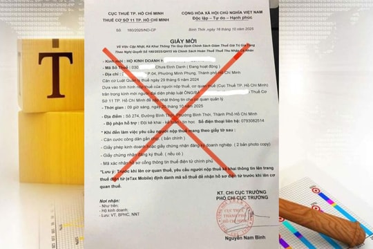 Cơ quan thuế phát hiện nhiều văn bản giả mạo, khuyến cáo người dân đặc biệt cảnh giác
