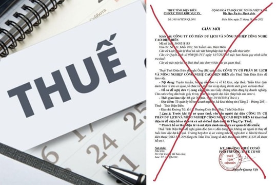 Cảnh báo chiêu giả mạo văn bản của cơ quan thuế để lừa đảo doanh nghiệp, người dân