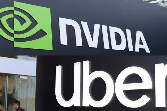 Nvidia và Uber bắt tay triển khai 100.000 xe robotaxi