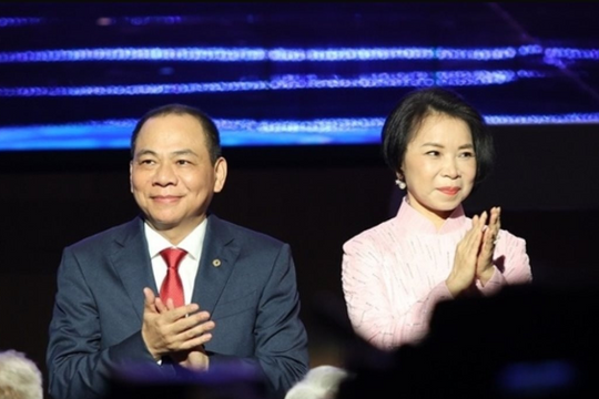 Không dừng ở phim ảnh, tỷ phú Phạm Nhật Vượng còn lấn sân sang cả mảng tổ chức sự kiện và đào tạo talents