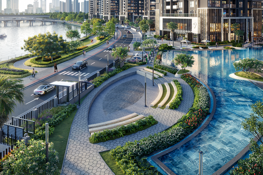Khu căn hộ compound ven sông, sản phẩm khan hiếm của bất động sản hạng sang