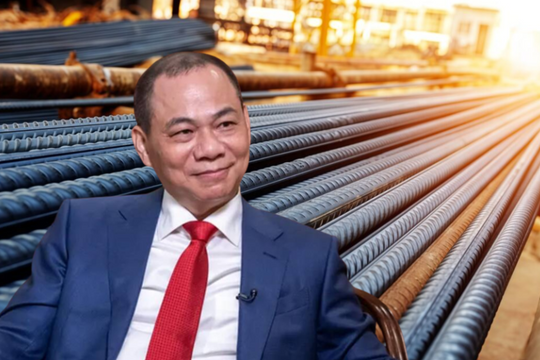 Doanh nghiệp thép mới thành lập của tỷ phú Phạm Nhật Vượng mạnh lên
