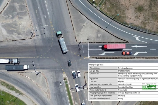 Mời thầu gói xây lắp nút giao QL14B với cao tốc Đà Nẵng – Quảng Ngãi